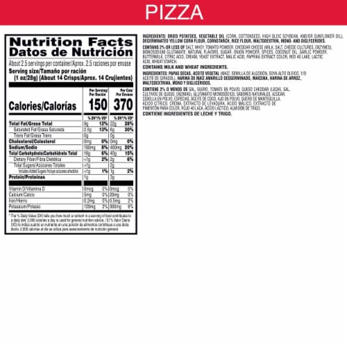 Pringles® Pizza Grab N' Go Potato Crisps Chips Perspective: left