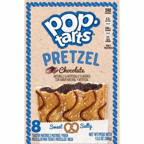 Pop-Tarts Pretzel Breakfast Toaster Pastries Chocolate Perspective: left