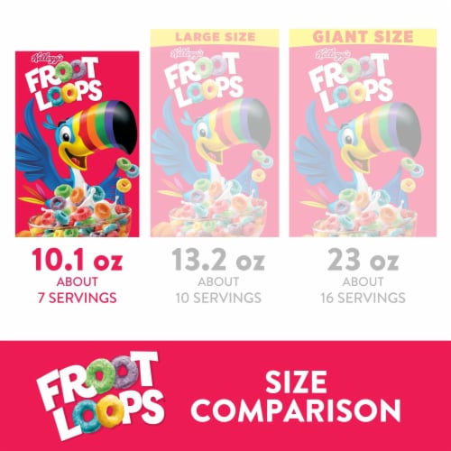 Kellogg's® Froot Loops Original Cereal Perspective: left