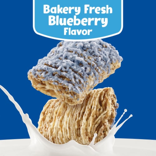 Kellogg's® Frosted Mini-Wheats Blueberry Muffin Family Pack Cereal Perspective: left