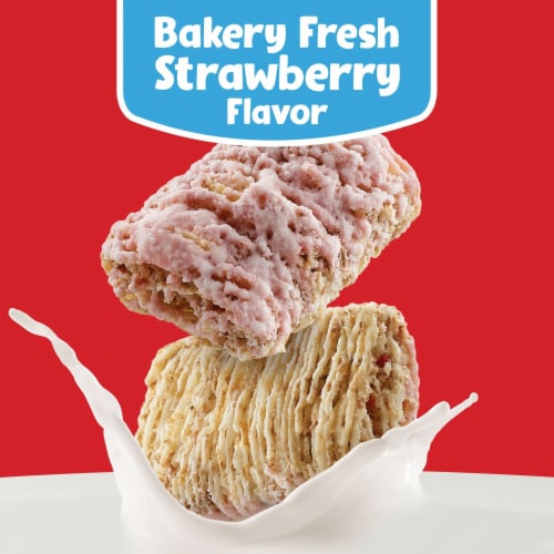 Kellogg's® Frosted Mini-Wheats Strawberry Cereal Perspective: left