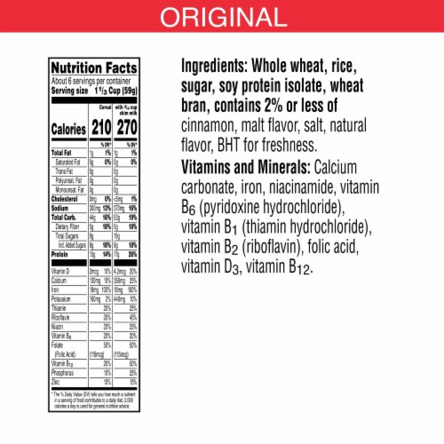 Kellogg's® Special K Protein Original Touch of Cinnamon Cereal Perspective: left