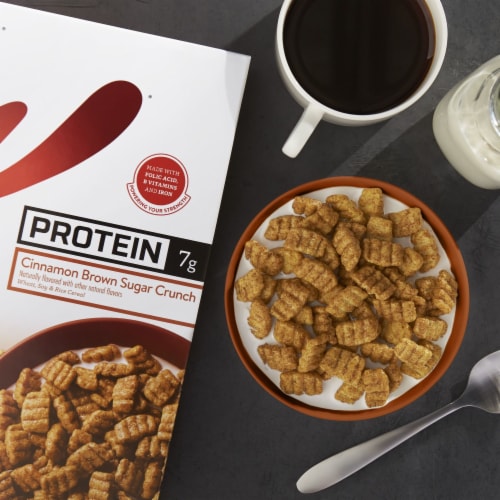 Kellogg's Special K Brown Sugar Crunch Protein Breakfast Cereal Perspective: left