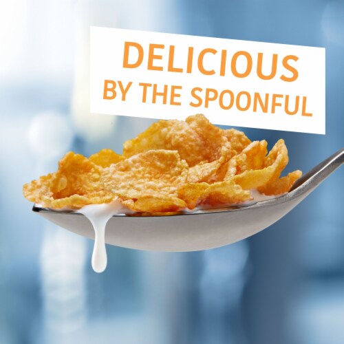 Kellogg's Frosted Flakes Honey Nut Breakfast Cereal Perspective: left