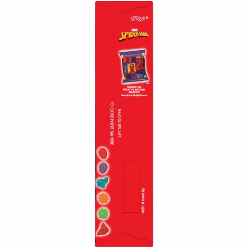 Kellogg's® Marvel Spider-Man Assorted Fruit Flavored Snacks Perspective: left