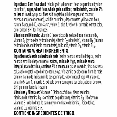 Kellogg's Froot Loops Breakfast Cereal Perspective: left