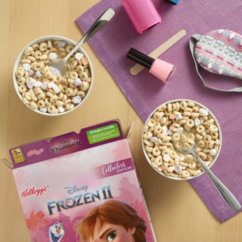 Kellogg's Disney's Frozen 2 Breakfast Cereal Perspective: left
