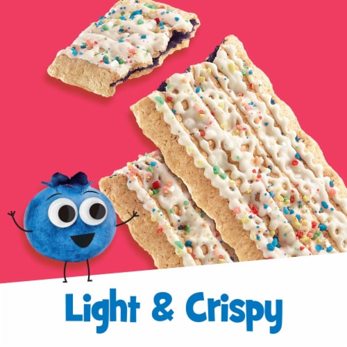 Pop-Tarts Frosted Blueberrific Baked Crisps Perspective: left