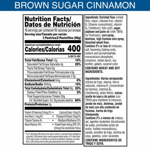 Pop-Tarts® Brown Sugar Cinnamon Family Pack Toaster Pastries Perspective: left