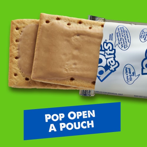 Pop-Tarts Frosted Brown Sugar Cinnamon Toaster Pastries Perspective: left