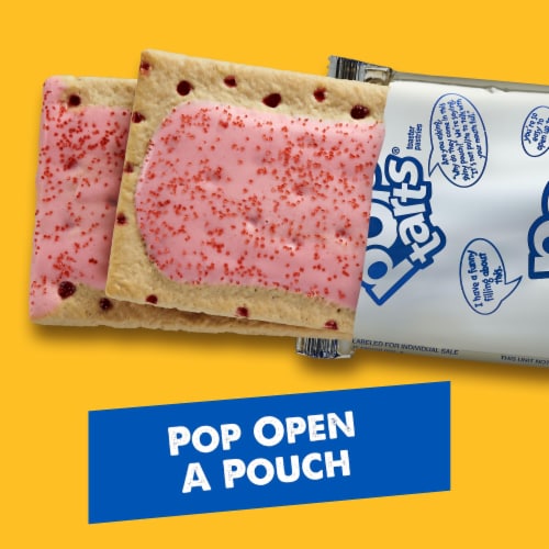 Kellogg's Pop-Tarts Frosted Cherry Toaster Pastries Perspective: left