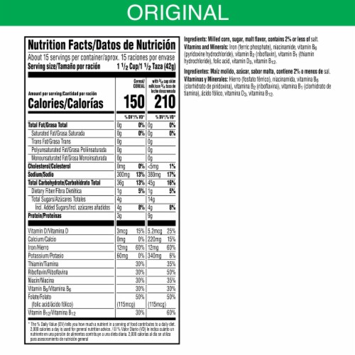 Kellogg's® Corn Flakes Giant Size Cereal Perspective: left