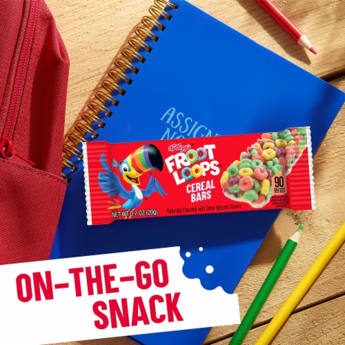 Kellogg's Froot Loops Original Cereal Bars Perspective: left