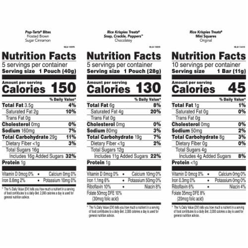 Kellogg's Snack Pack Variety Pack Perspective: left