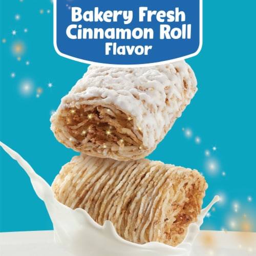 Kellogg's Frosted Mini-Wheats Cinnamon Roll Cold Breakfast Cereal Perspective: left
