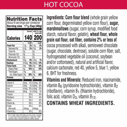 Kellogg's The Elf on the Shelf Breakfast Cereal Hot Cocoa With Marshmallows Perspective: left