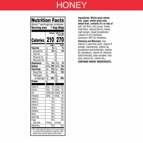 Kellogg's® Special K Oat Crunch Honey Fiber Cereal Perspective: left