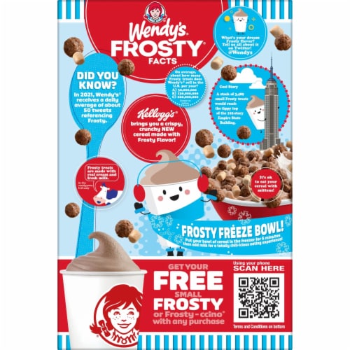 Kellogg's® Wendy's Frosty Chocolatey Cereal Perspective: left