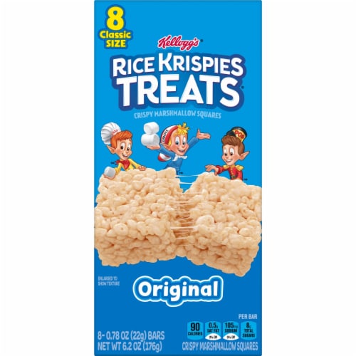 Rice Krispies Treats Original Single Serve Crispy Marshmallow Squares Perspective: left