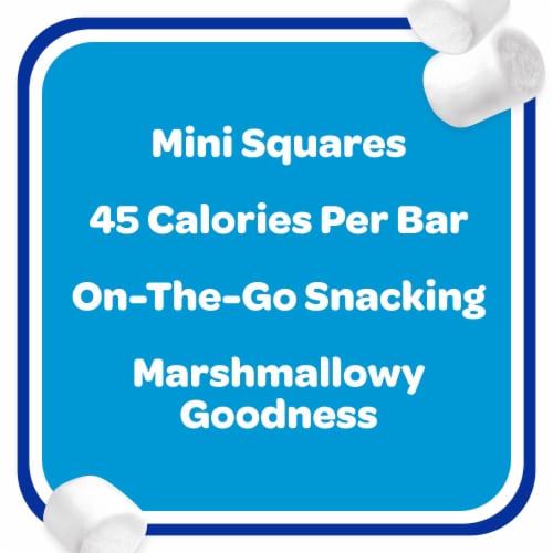 Kellogg's Rice Krispies Treats Original with Holiday Sprinkles Mini Marshmallow Snack Bars Perspective: left