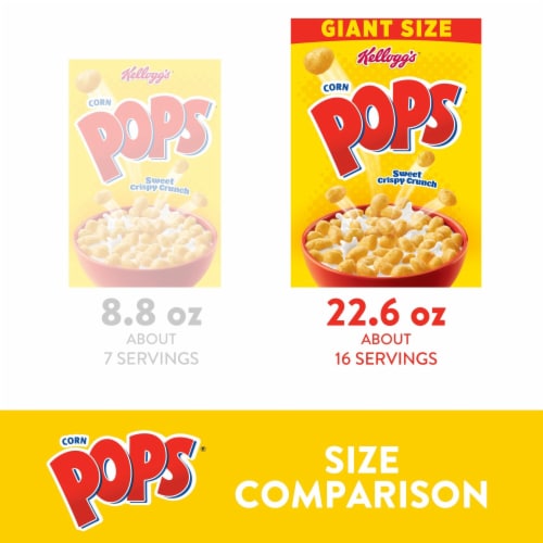 Kellogg's® Corn Pops Giant Size Cereal Perspective: left