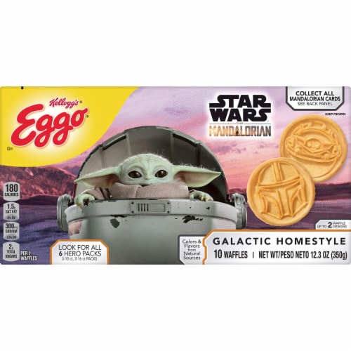 Kellogg's® Eggo® The Mandalorian Galactic Homestyle Waffles Perspective: left