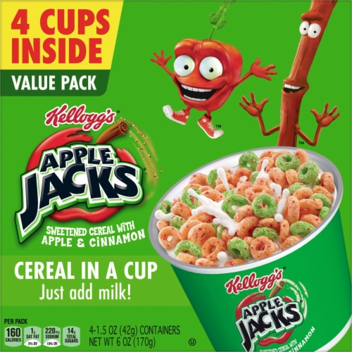 Kellogg's® Apple Jacks Cereal Cups Perspective: left
