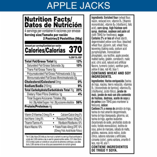Pop-Tarts® Apple Jacks® Toaster Pastries Perspective: left