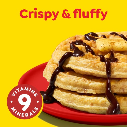 Eggo® Cinnamon Churro Frozen Waffles Perspective: left