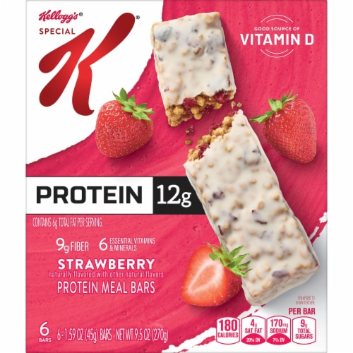 Special K® Bar Strawberry Protein Meal Bars Perspective: left
