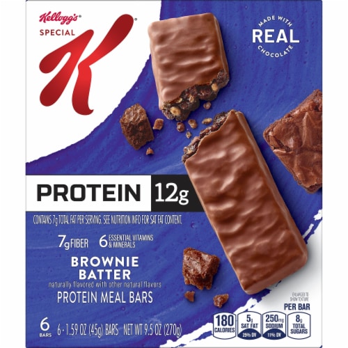 Kellogg's Special K Brownie Batter Protein Bars Perspective: left