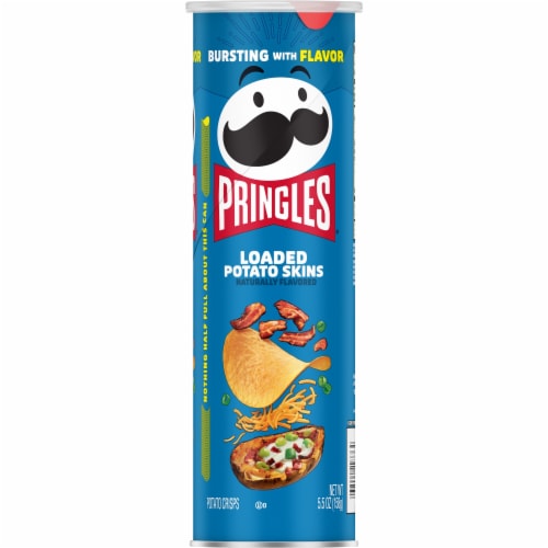 Pringles® Loaded Potato Skins Potato Crisps Chips Perspective: left