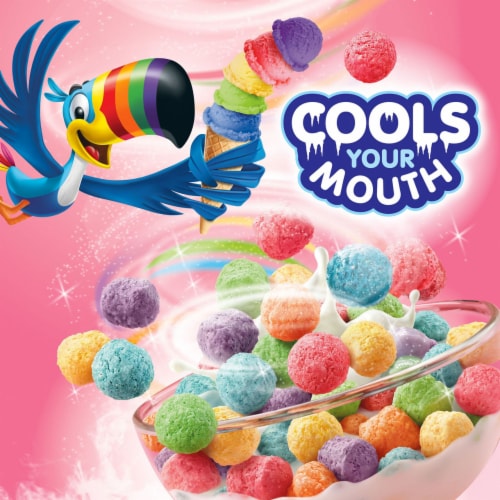Kellogg's® Froot Loops Scoops Rainbow Sherbet Cereal Perspective: left