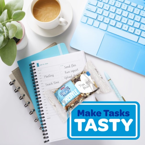 Kellogg's Rice Krispies Treats Homestyle Chocolatey Chip Crispy Marshmallow Squares Perspective: left