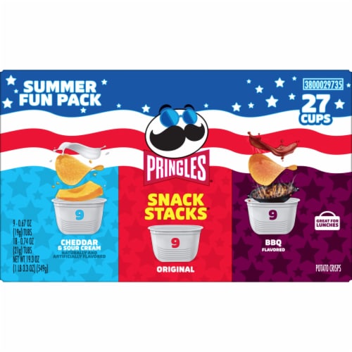 Pringles® Snack Stacks Potato Crisps Chips Variety Pack Perspective: left