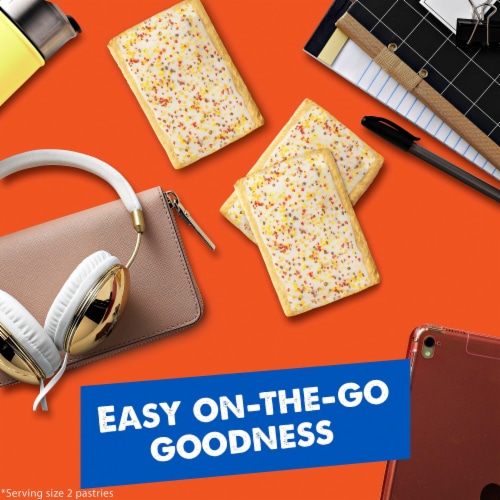 Kellogg's Pop-Tarts Frosted Pumpkin Pie Toaster Pastries Perspective: left