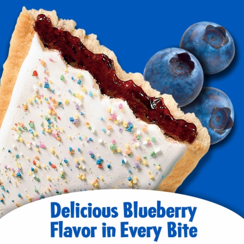 Pop-Tarts Toaster Pastries Frosted Blueberry Perspective: left