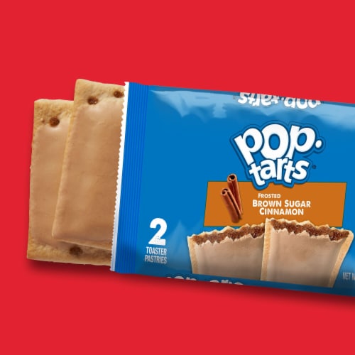 Pop-Tarts Frosted Brown Sugar Toaster Pastries Perspective: left