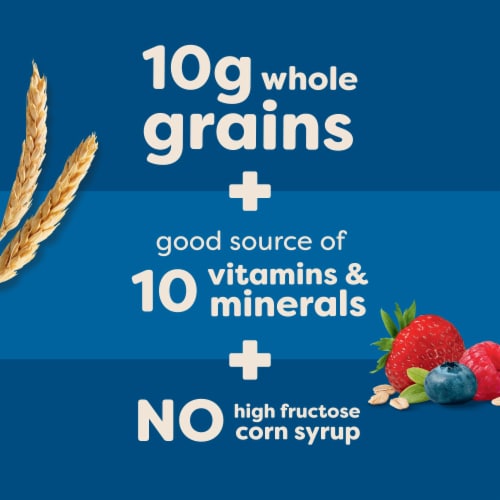 Nutri-Grain® Mixed Berry Breakfast Bars Perspective: left