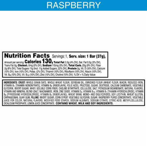 Nutri-Grain® Raspberry Soft Baked Breakfast Bars Perspective: left