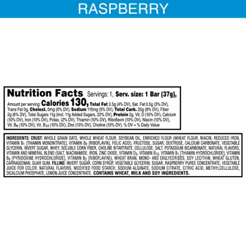 Nutri-Grain® Raspberry Soft Baked Breakfast Bars Perspective: left