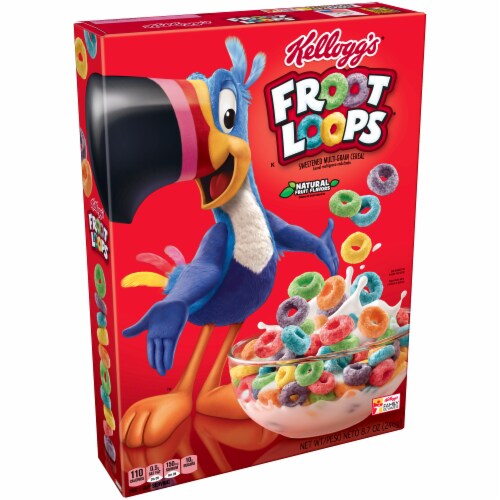 Kellogg's® Froot Loops Cereal Perspective: left