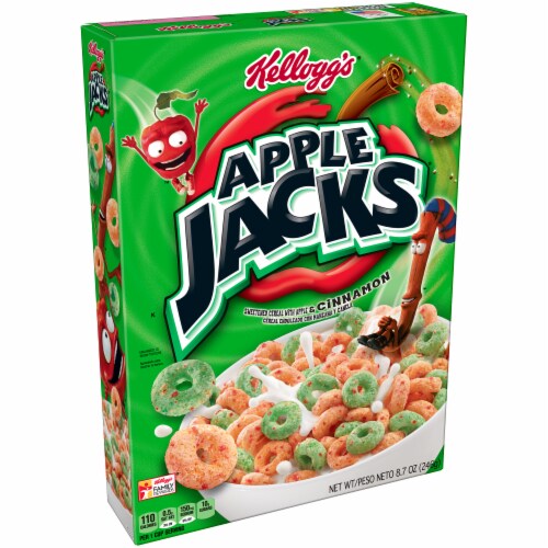 Kellogg's Apple Jacks Cereal Perspective: left