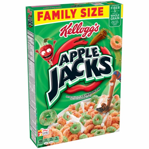 Kellogg's Apple Jacks Cereal Perspective: left