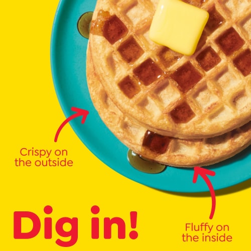 Kellogg's® Eggo® Buttermilk Frozen Waffles Perspective: left