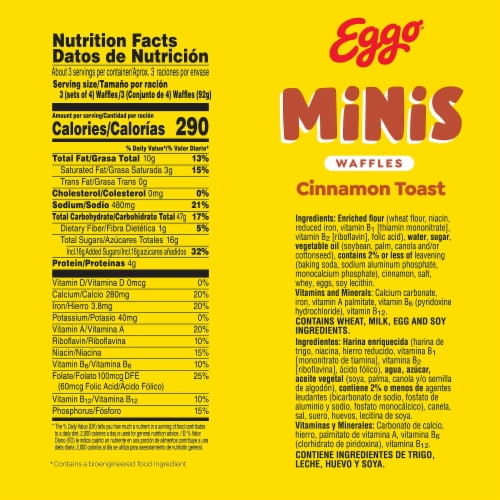 Save on Eggo Mini Waffles Cinnamon Toast Family Pack - 24 ct Order Online  Delivery