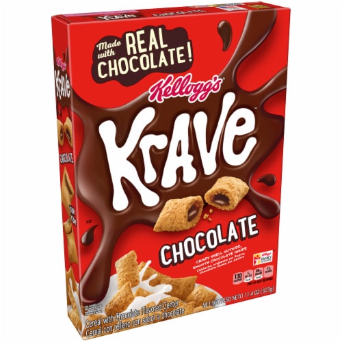 Kellogg's® Krave Chocolate Cereal Perspective: left
