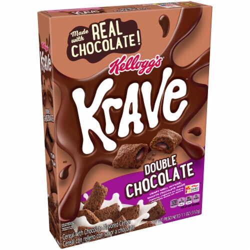 Kellogg's® Krave™ Double Chocolate Cereal Perspective: left