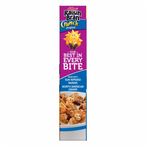 Kellogg's® Raisin Bran Crunch Cereal Perspective: left
