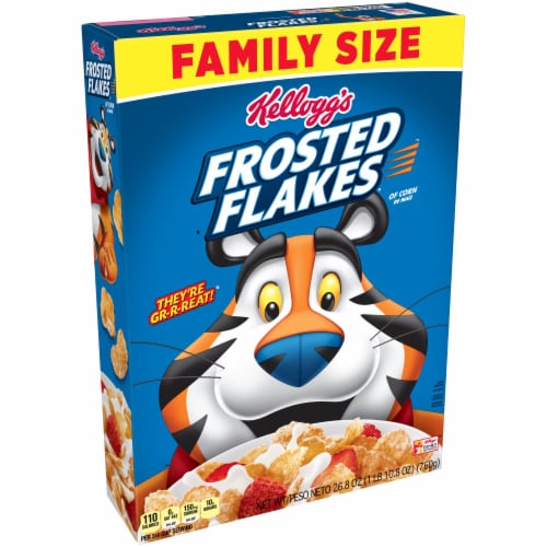 Kellogg's® Frosted Flakes Family Size Cereal Perspective: left